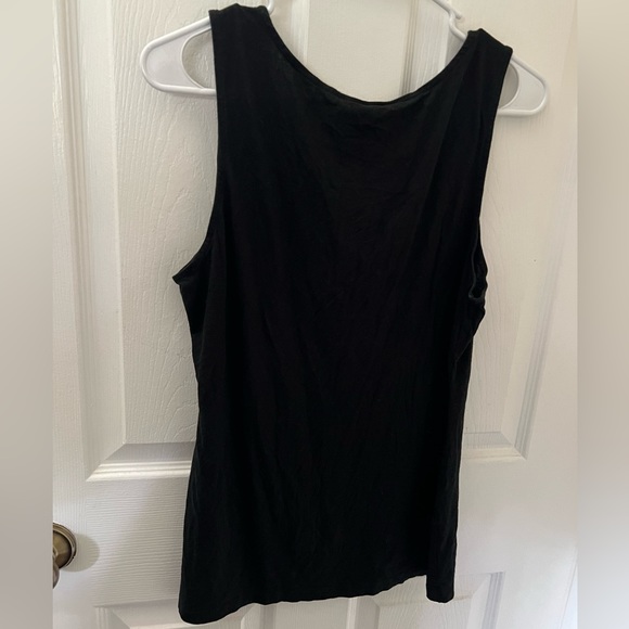 Black Lace V-Neck Soft Sleeveless Tank Banana Republic - Picture 7 of 7